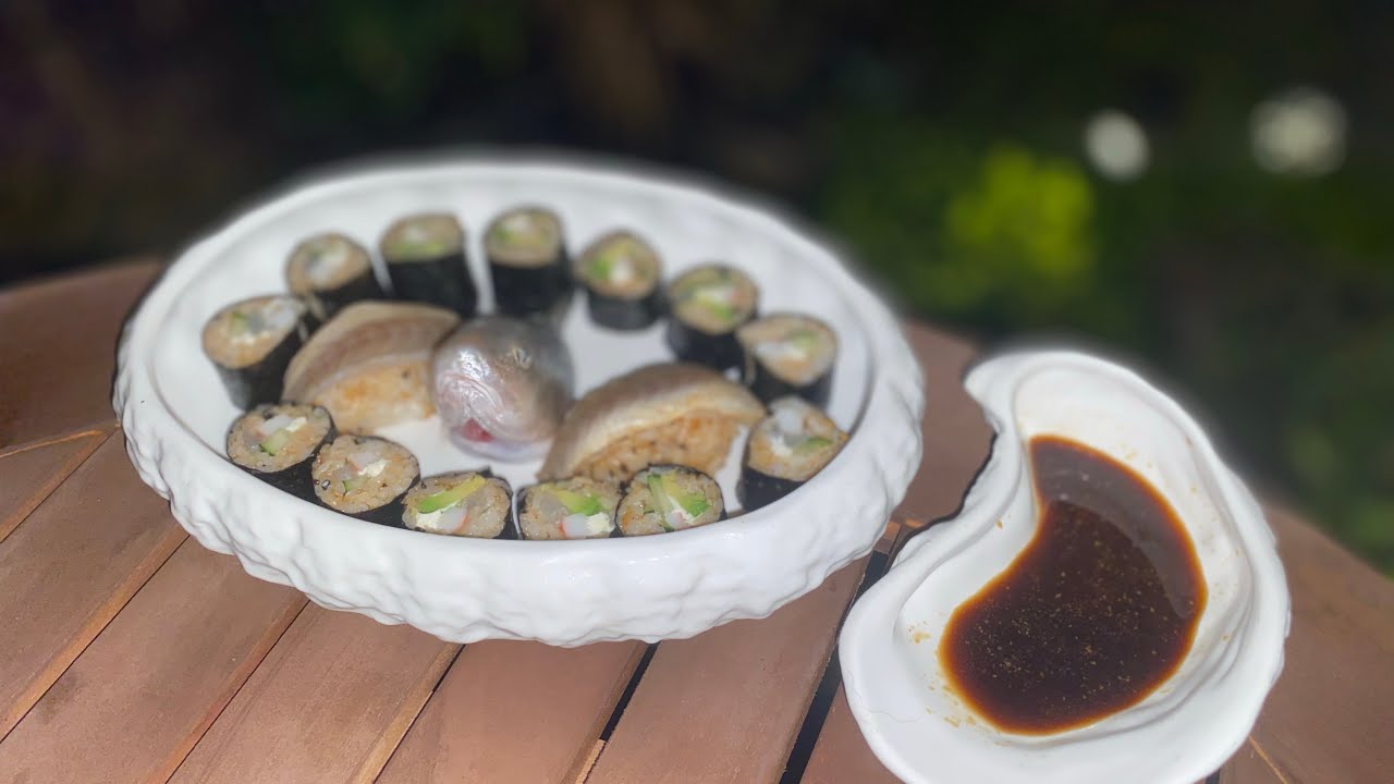 Southern Kingfish Sahimi and Sushi!