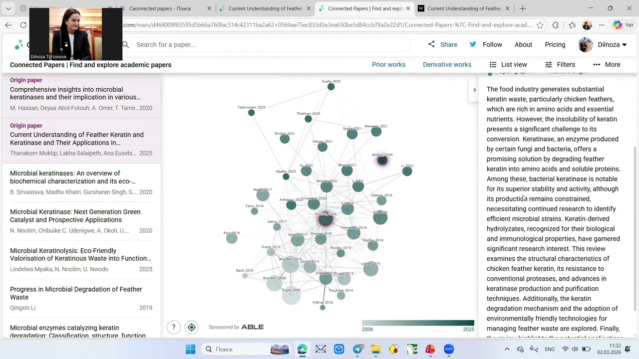 “Connected papers” dasturi haqida o’zbekcha kontent !
