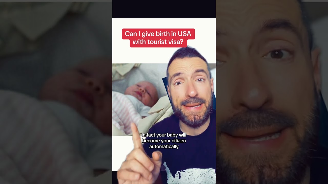 Можно ли родить в США по туристической визе? #иммиграция #визавсша