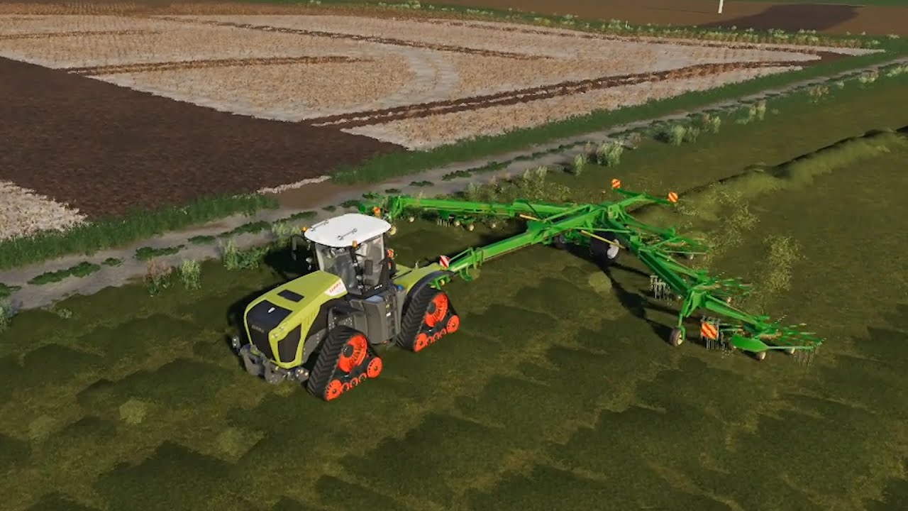 Ungetsheim #92 | Farming Simulator 19 Timelapse | Raking, Silage |FS19 Timelapse