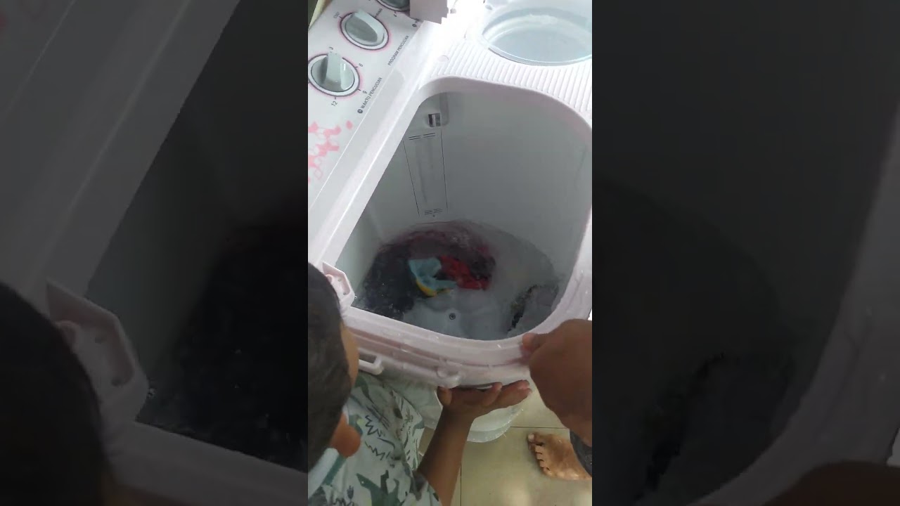 unboxing mesin cuci