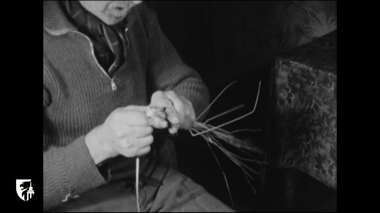La vannerie de paille à Rouge-Minière (1952) - Enquête du Musée de la Vie wallonne