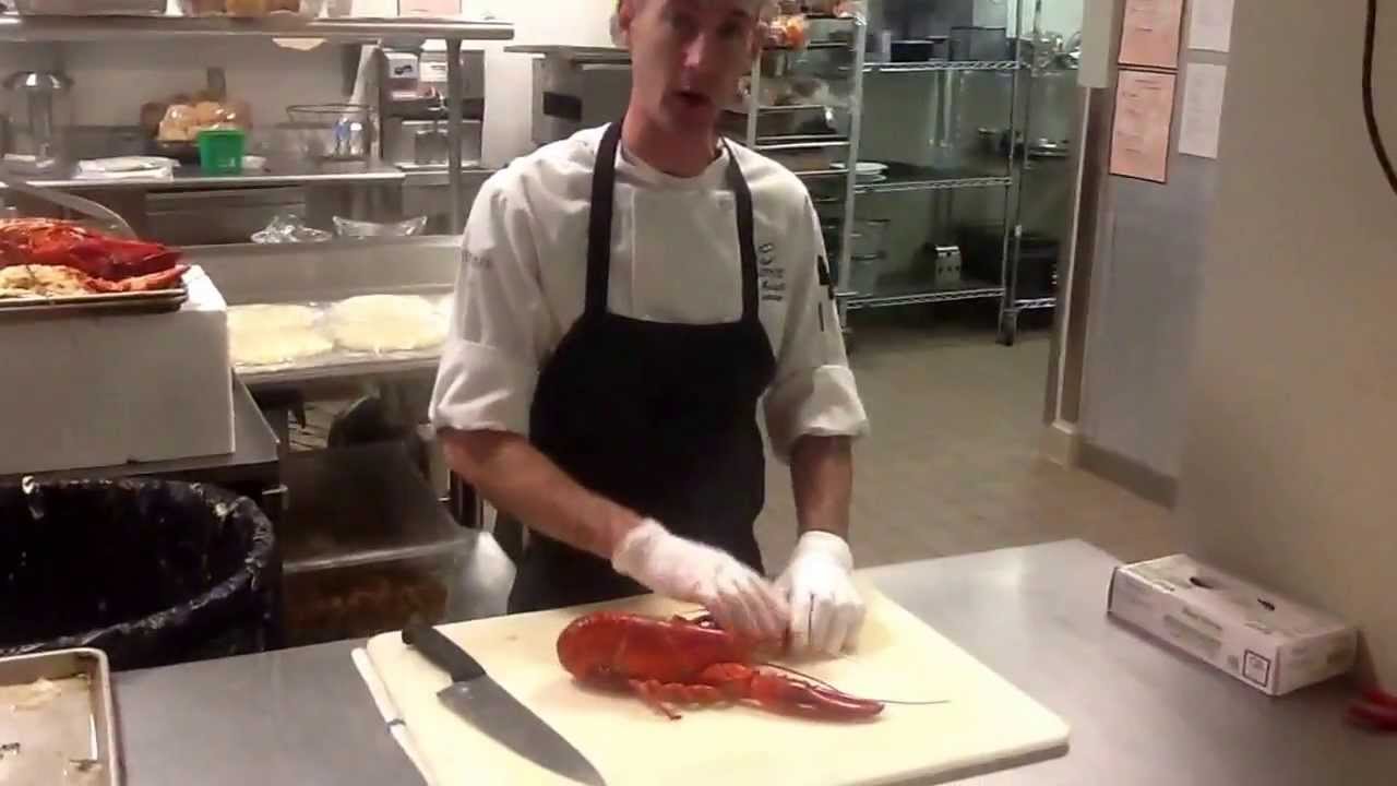 How to fabricate a whole lobster.