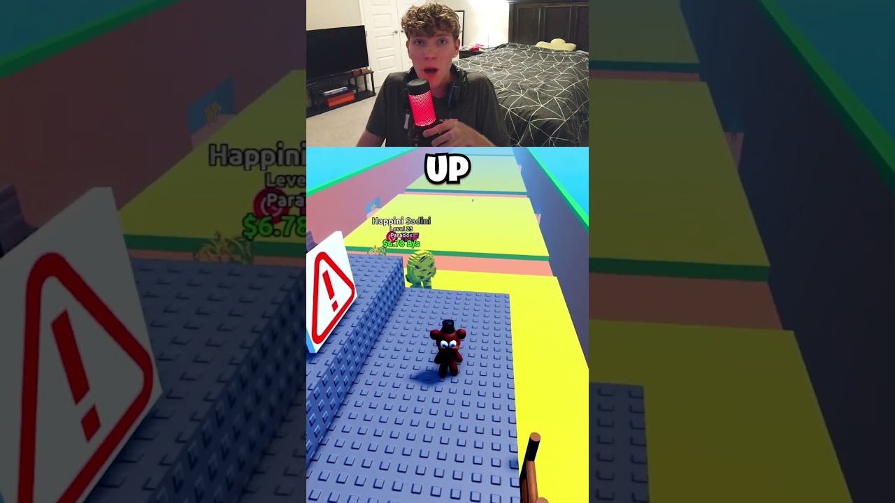 Я нашла секретную кнопку в игре Escape Tsunami для Brainrots! 😮 #escapetsunamiforbrainrots #roblox