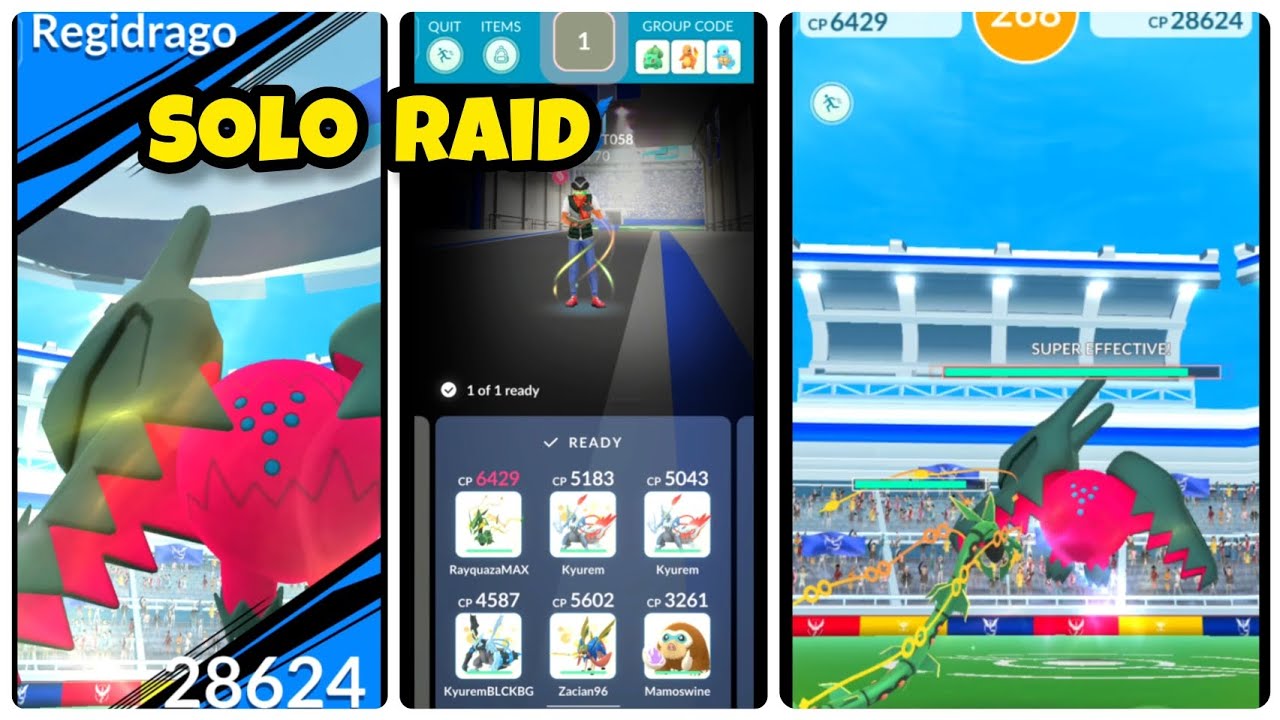 Regidrago SOLO RAID In Pokemon Go#pokemongo #pokemongoraid #soloraid #regidrago #soloraidpokemongo