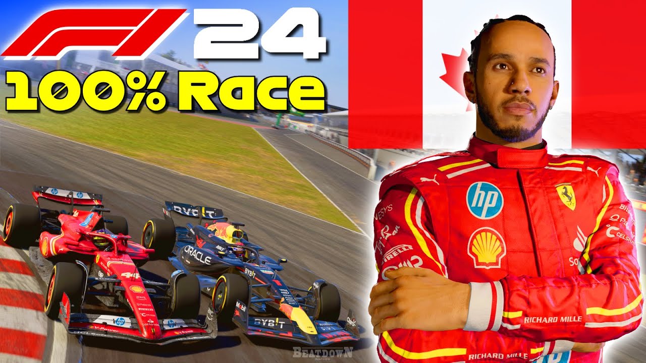 F1 24 - Hamilton Goes To Ferrari #8: 100% Race Canada