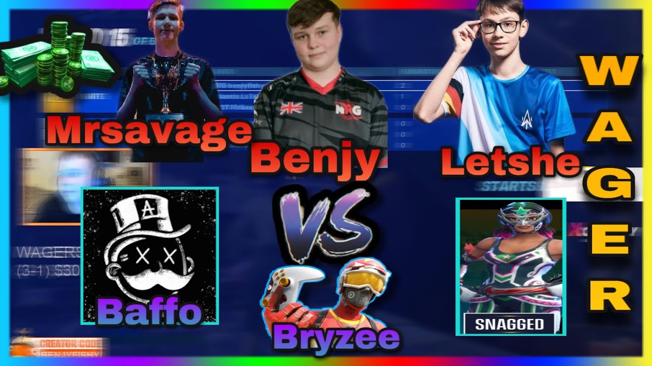 🛑 BAFFO, SNAGGED E BRYZEE SFIDANO BENJYFISHY, MRSAVAGE E LETSHE IN WAGER❗️