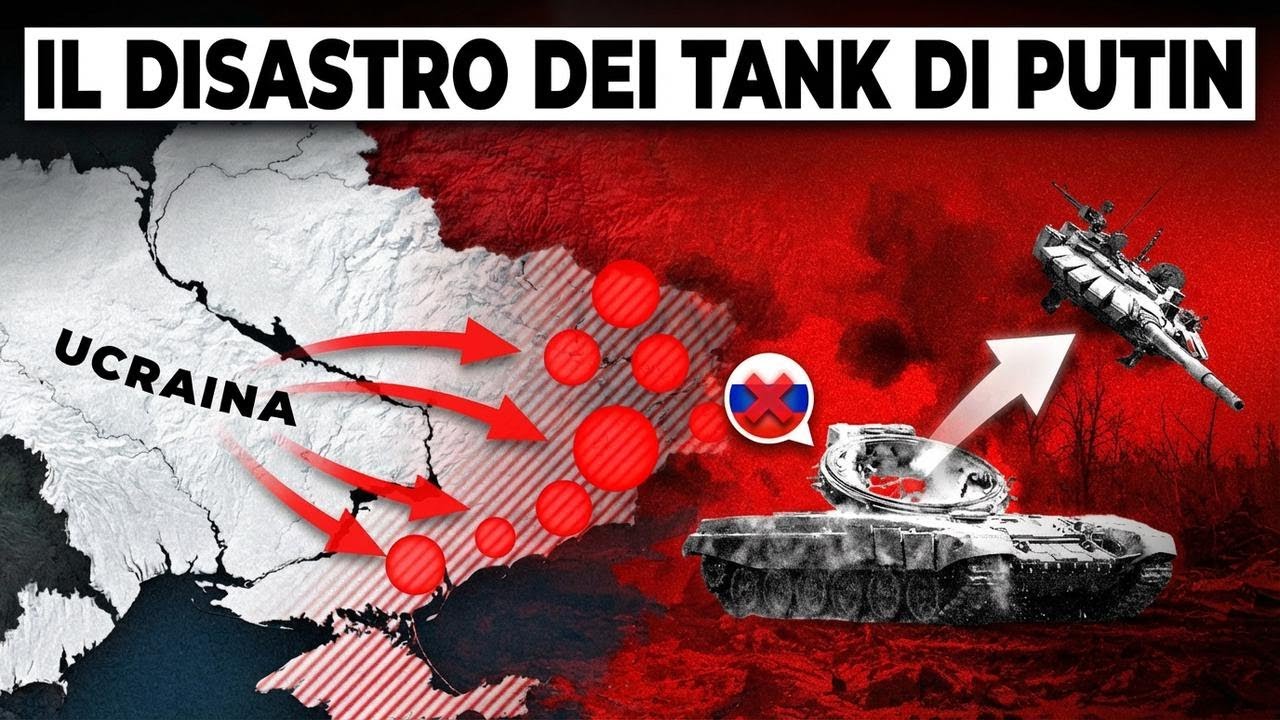 Putin sta mandando al massacro l'esercito russo: perdite record di carri armati in Ucraina
