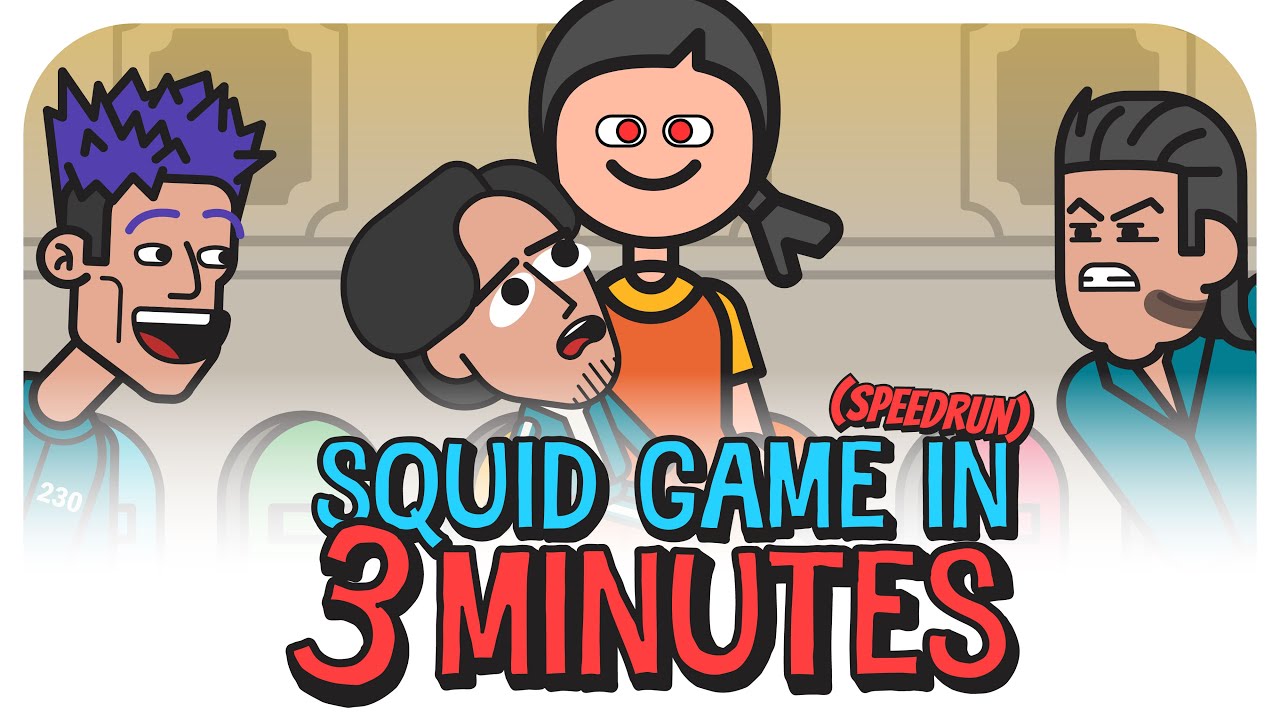 Сборник мультфильмов по игре SQUID за 3 минуты (прохождение на скорость)