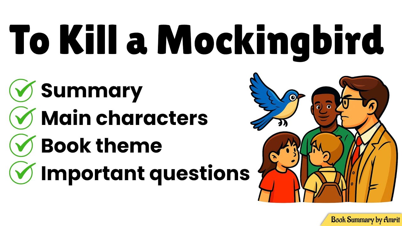To Kill a Mockingbird – Summary and Analysis, including main characters and theme #books #booktube