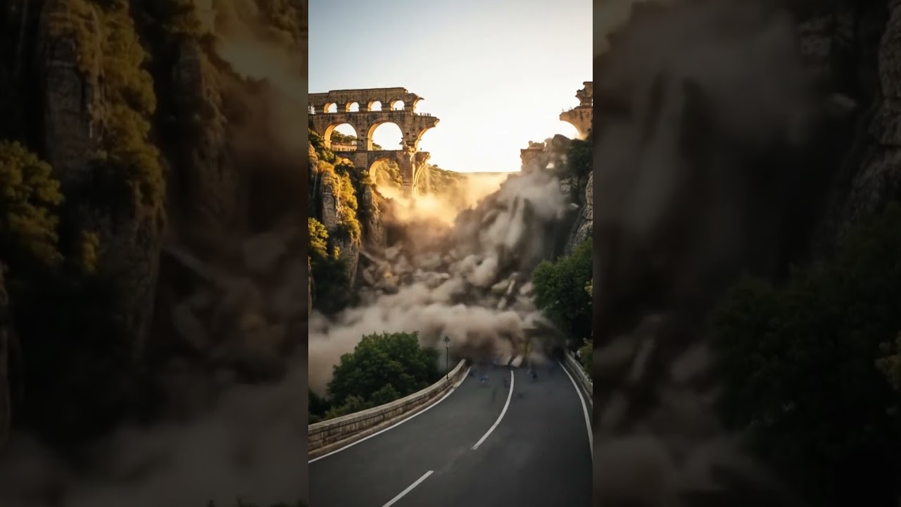 SHOCKING Bridge Collapse Caught! 😱 | AI Generated Disaster Simulation