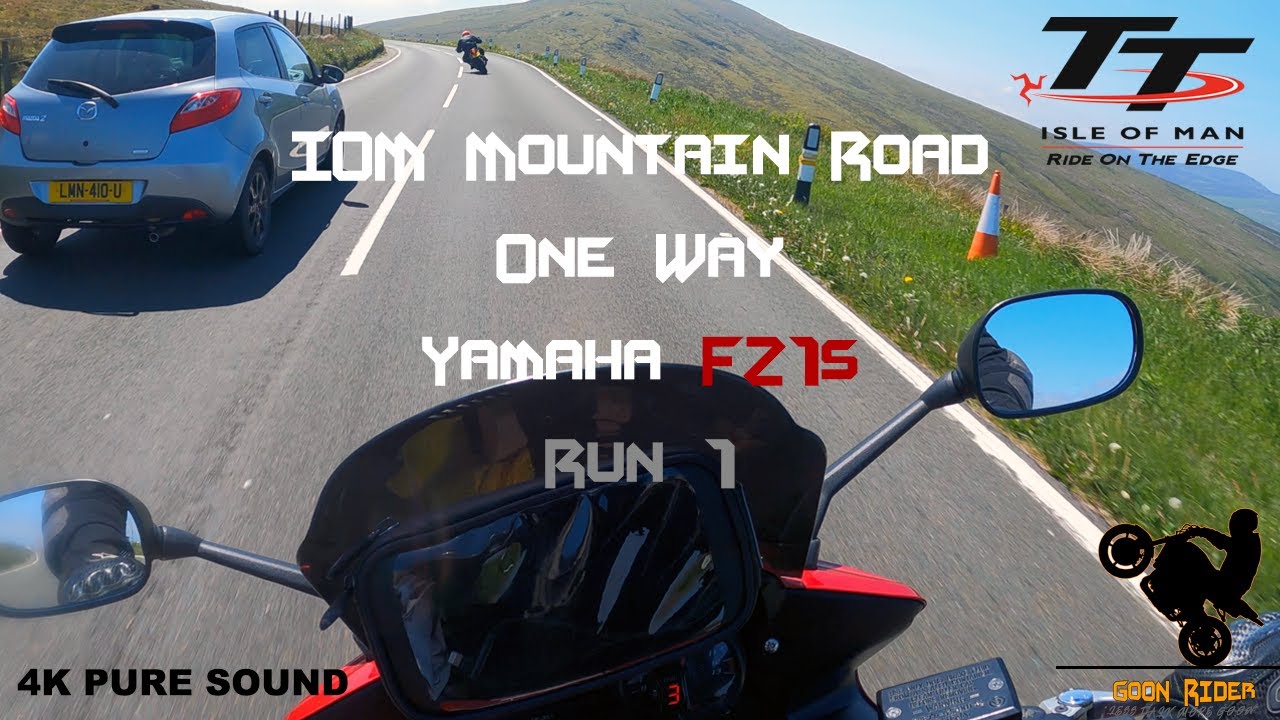 Yamaha FZ1S - IOM TT Mountain road one way Run 1 2023 - [PURE SOUND] [4K]