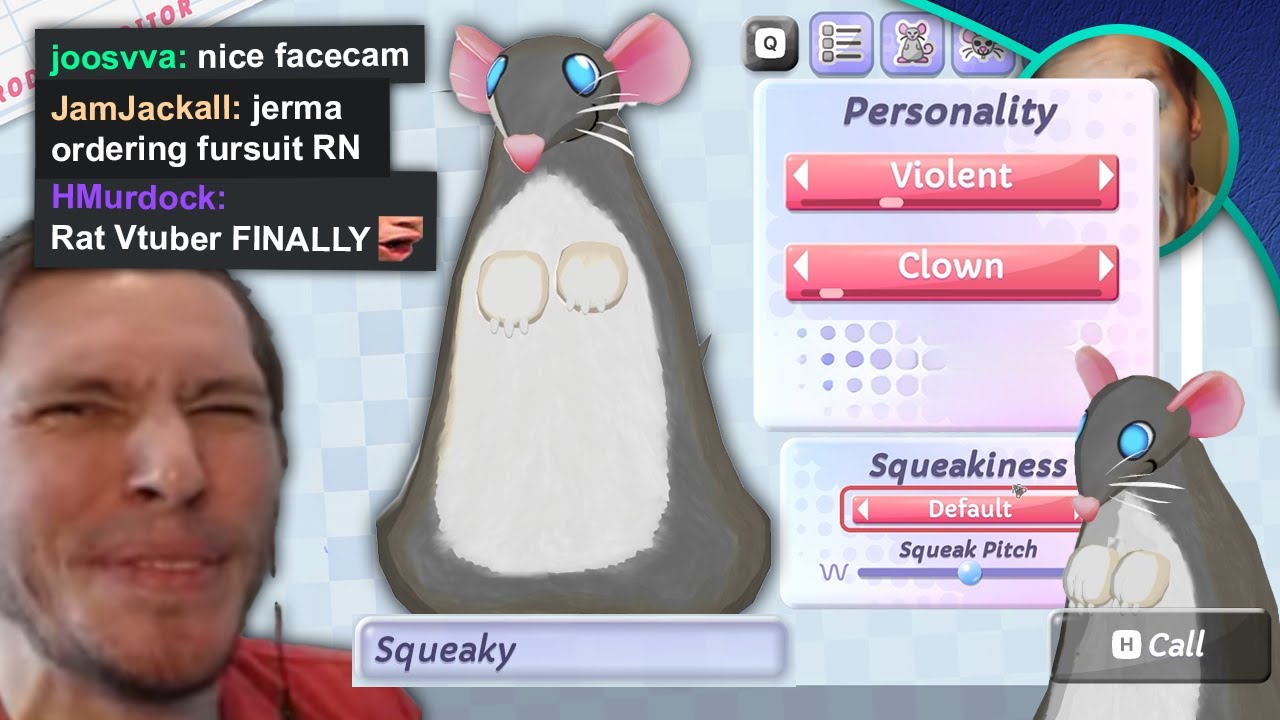 Jerma's OFFICIAL Rat Vtuber Model
