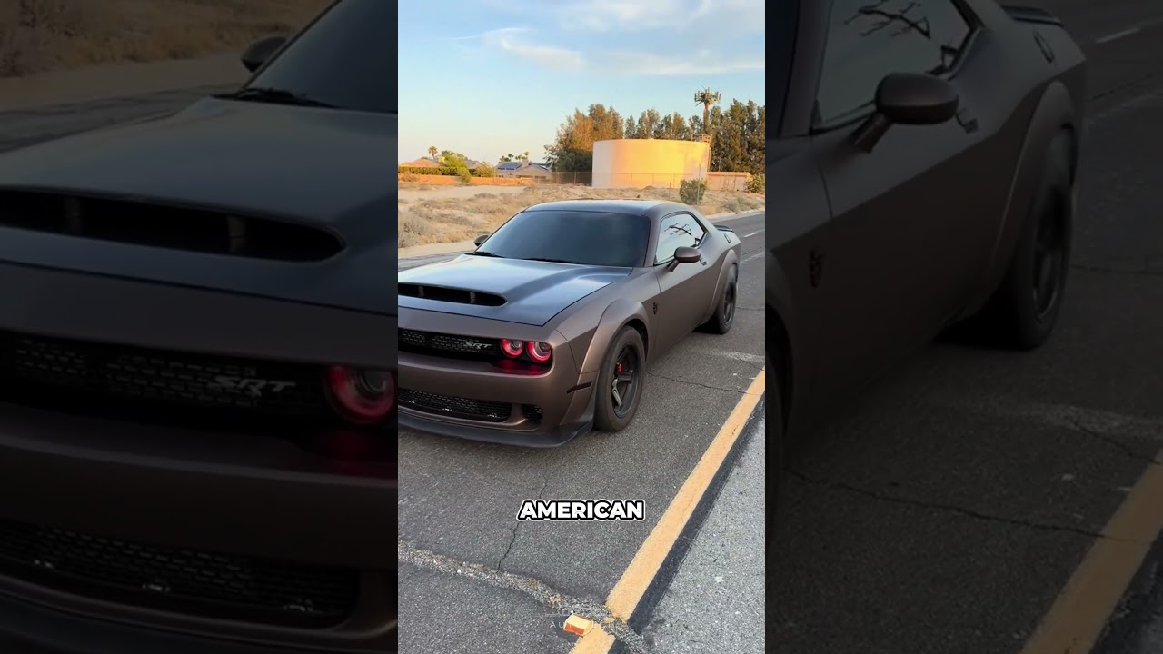 Why Dodge Hellcat Sounds Like a JET #cars #dodge #shorts