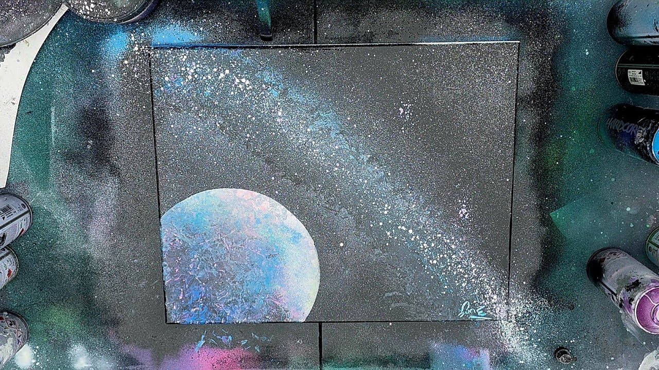 Celestial Passage - Spray Paint Art by Jonathan Escobar