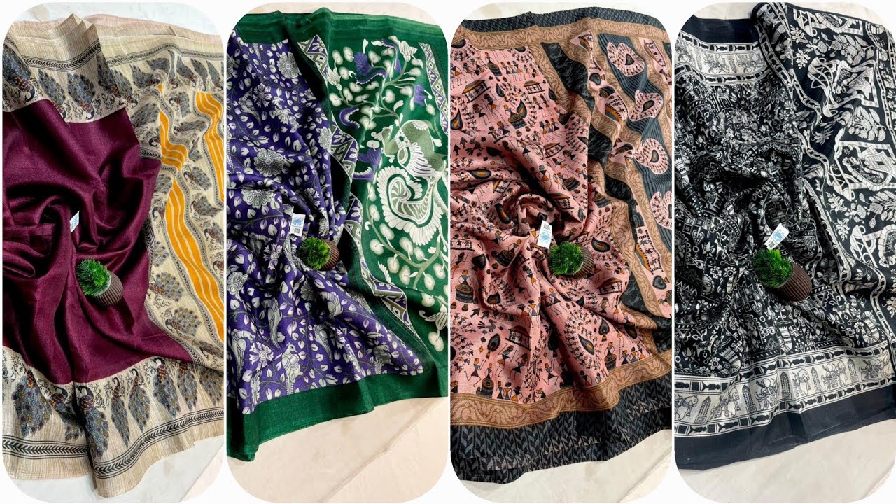 Khadi Silk Digital Printed Sarees || 📲9179750066 || Shop Sadar Bazar Raipur || Visit Us