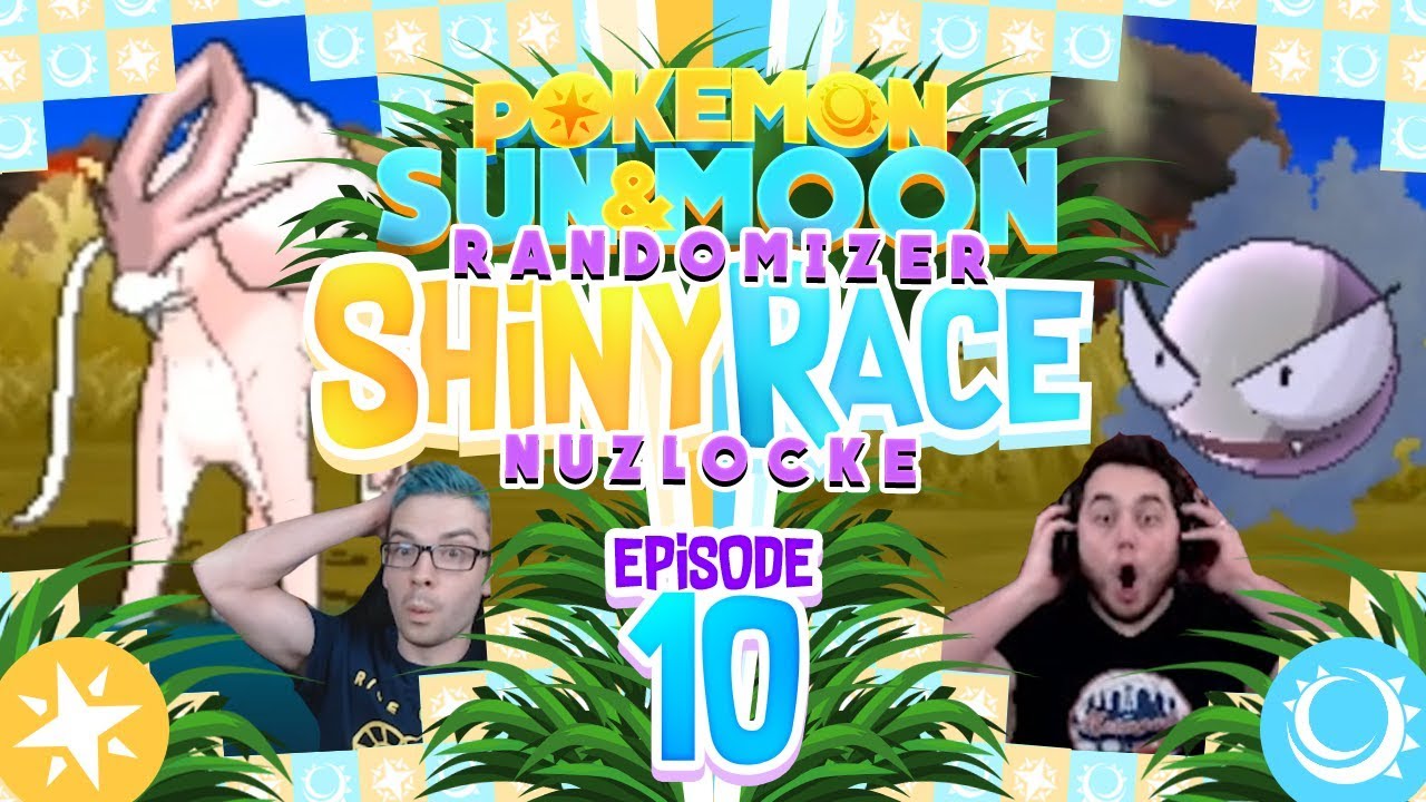 AMAZING NEW SHINY POKEMON! Pokemon Sun and Moon Randomizer Shiny Race Nuzlocke w/ MandJTV! Ep 10