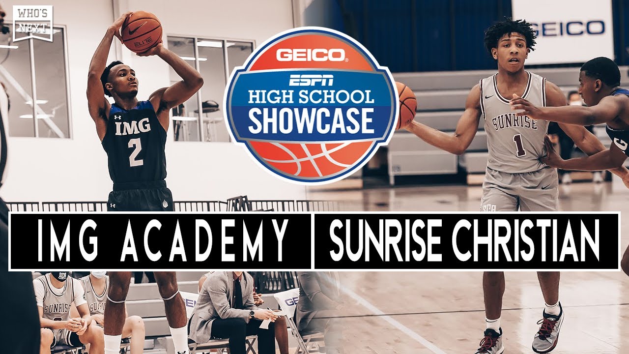 IMG Academy (FL) vs Sunrise Christian (KS) - The St James NIBC - ESPN Broadcast Highlights