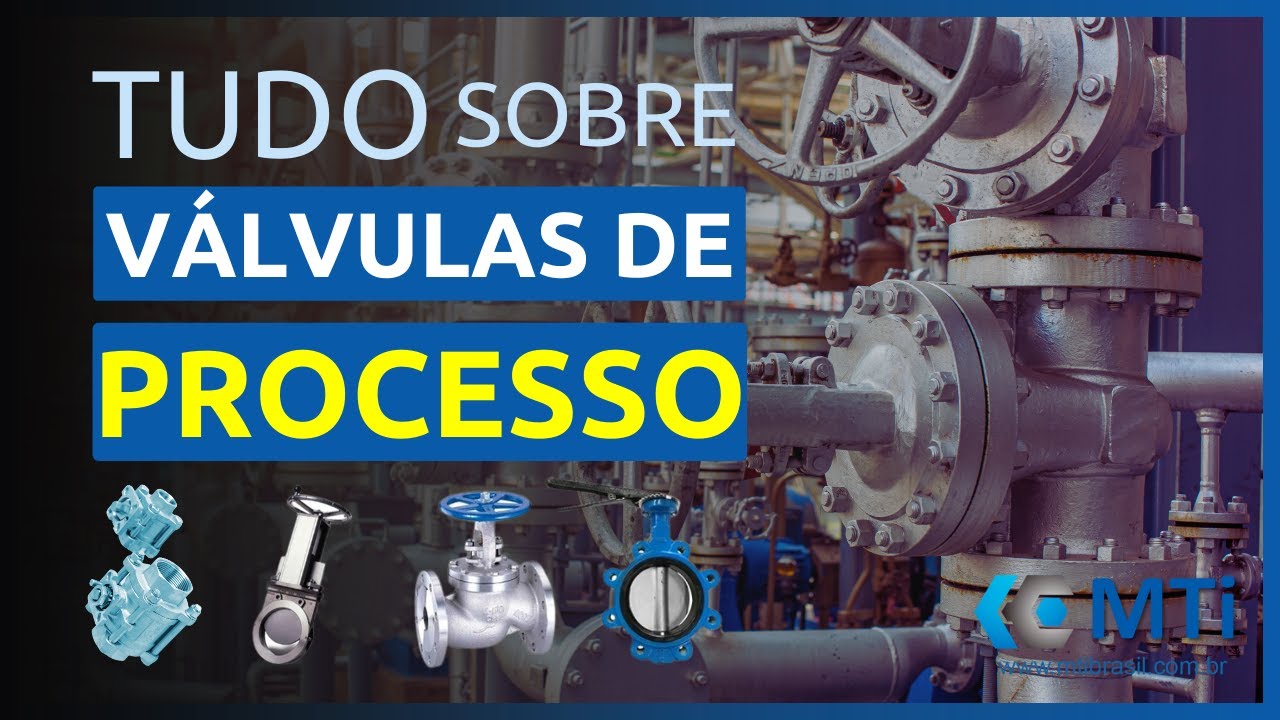 Válvulas de Processo - 4 Tipos mais comuns: Esfera, Borboleta, Gaveta e Globo