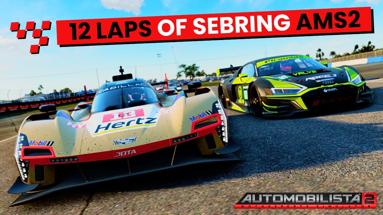Automobilista 2 | AMS2 | How fast is the AI on MAX? Will I finish LAST? 12 Laps of SEBRING!
