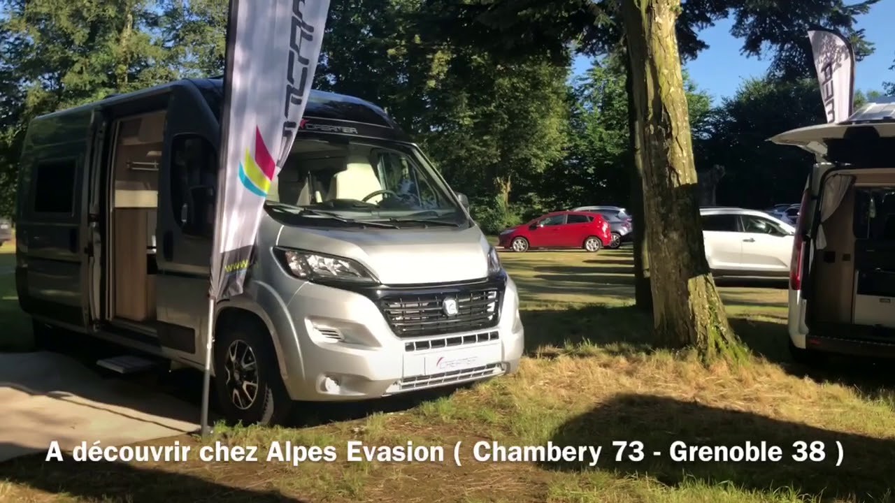 Nouveauté 2019 Fourgon aménagé Campereve 643 « 40 ans » avec toit panoramique par Alpes Evasion
