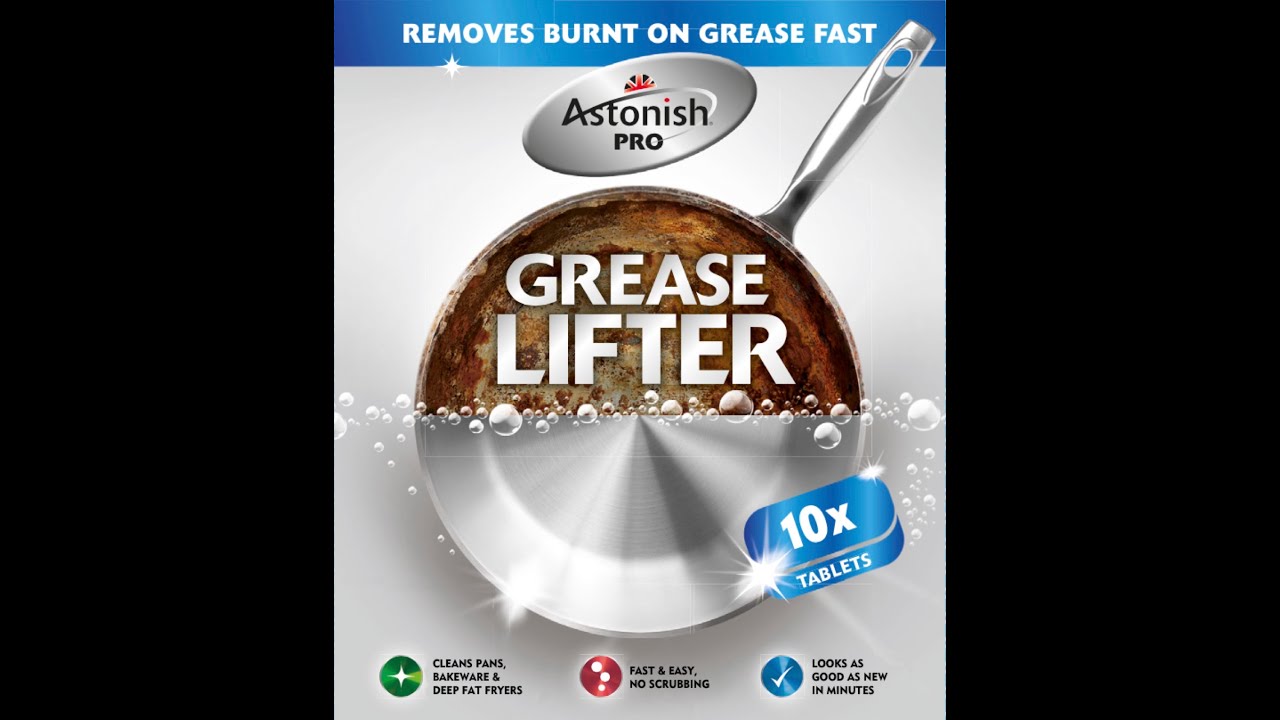New Grease Lifter Tablets From Astonish