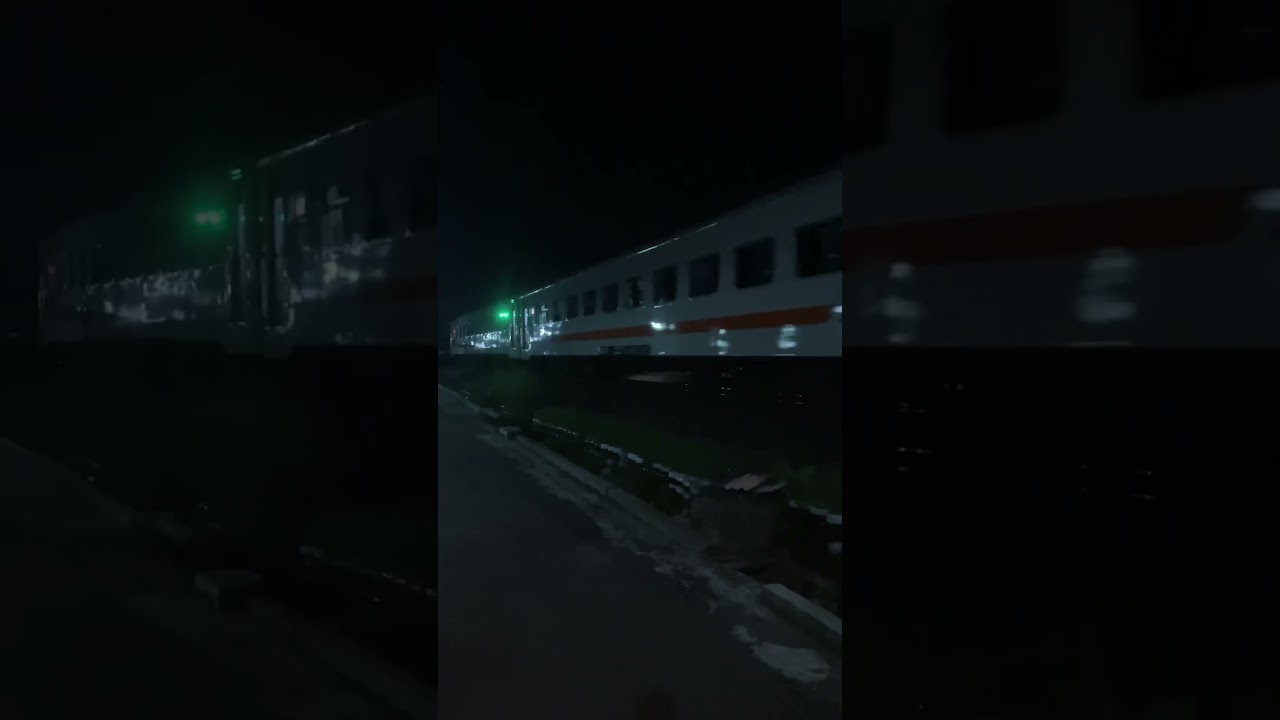 Rain drops on train window | POV 