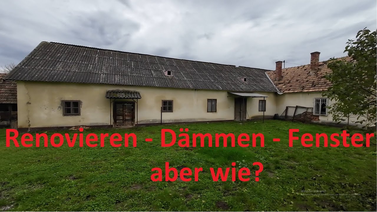 Alte ungarische Häuser / Ziegel - Lehmhaus dämmen oder nicht / welche Fenster / Luftfeuchte Schimmel