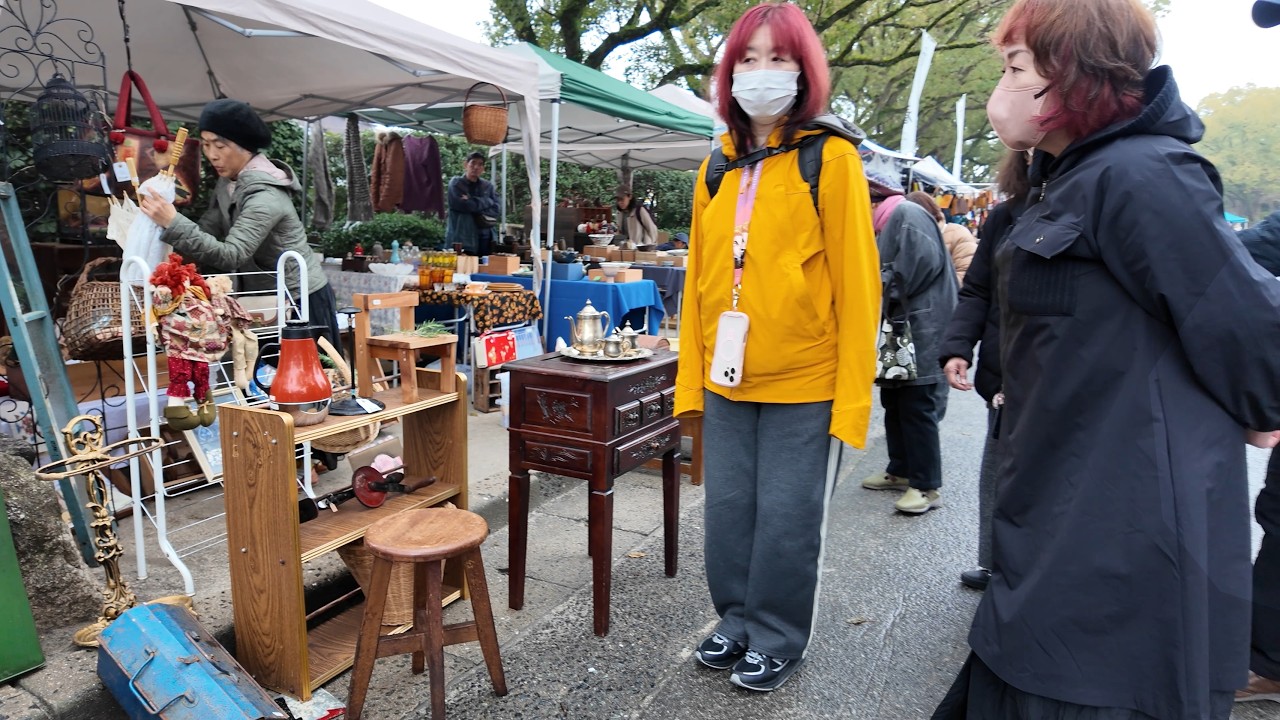 TODAY! 🇯🇵 Hakozaki Flea Market ⛩️ First in 2026!  20260215