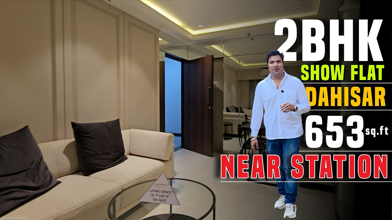 2bhk flat for sale at dahisar mumbai/ show flat 653sqft / near Station / Modi Realty - Ashvattha