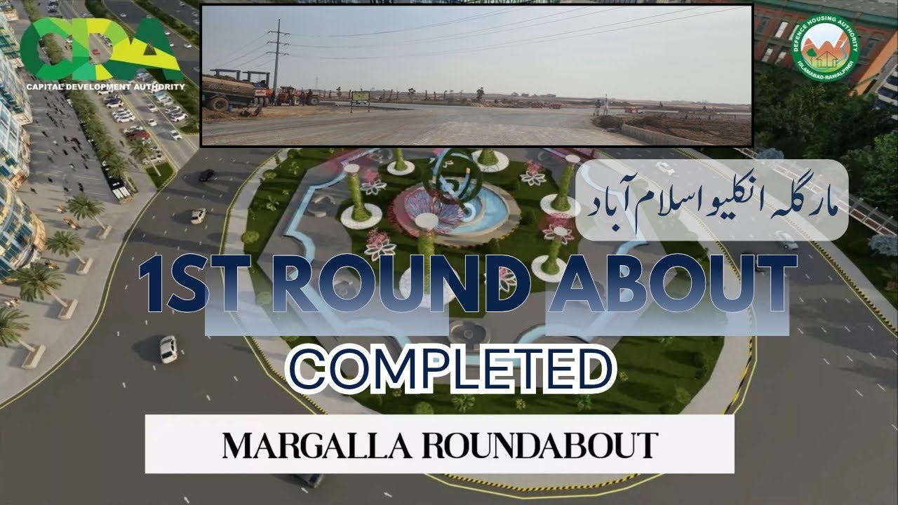 Margalla Enclave 1st Round About Completed Jinnah Avenue Fast Development | @Nexus Estate TV |