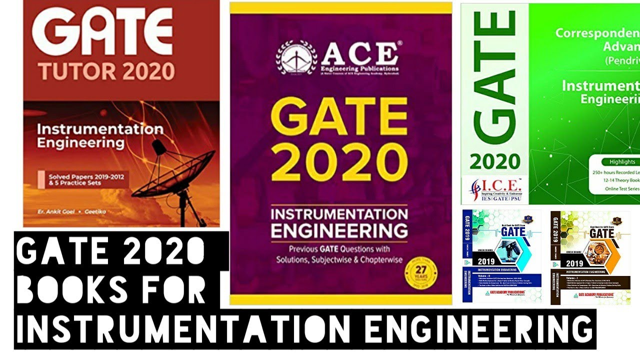 GATE 2020 books for Instrumentation  Engineering | #GATE #GATE2020