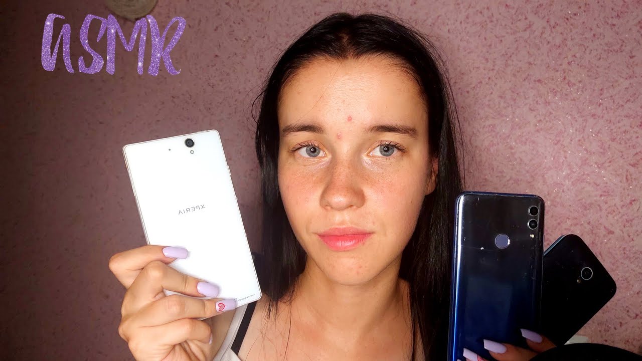 ASMR💓Обзор на старые телефоны🧐АСМР