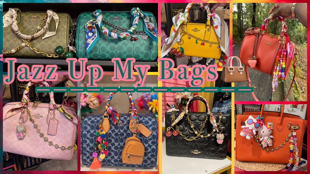 Jazz Up My Bags | Amazon Haul Bag Charms, Bag Chain, Twillies &more! Dressing Up My Favorite Bags 👜✨