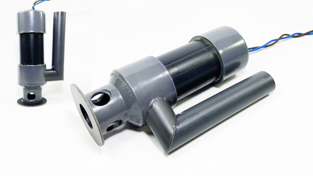 How to make a Powerful submersible water pump for aquarium