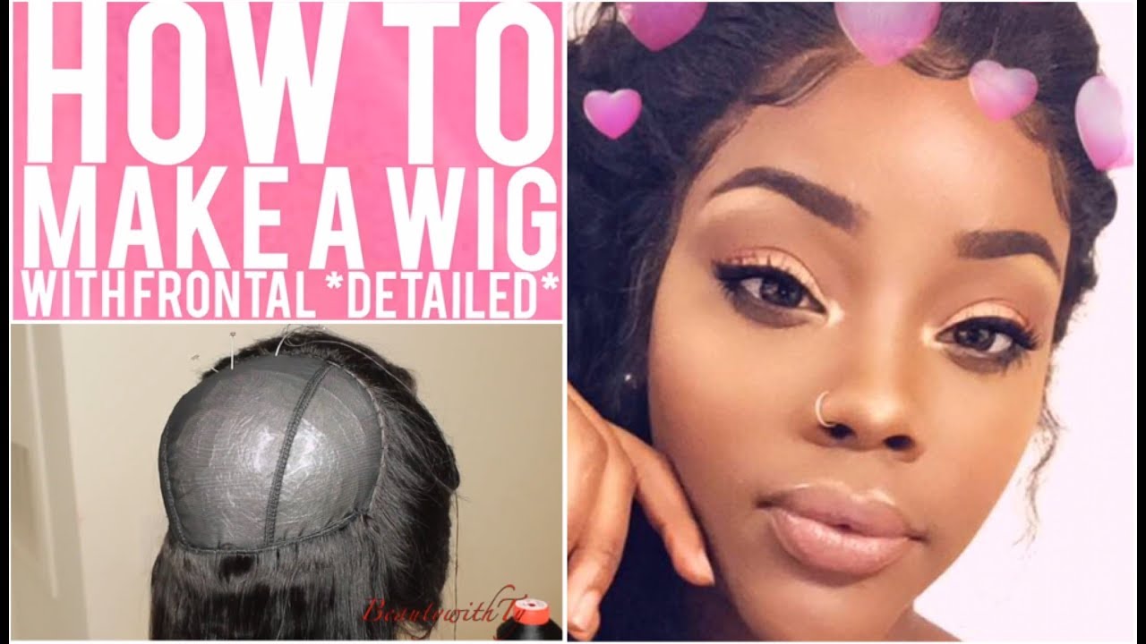 How to Make a wig with a frontal Ft. Fabwigs| Very Detailed