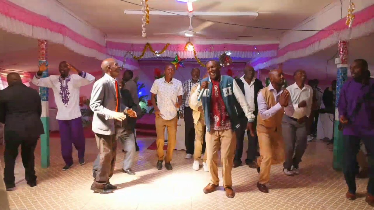Men praising God