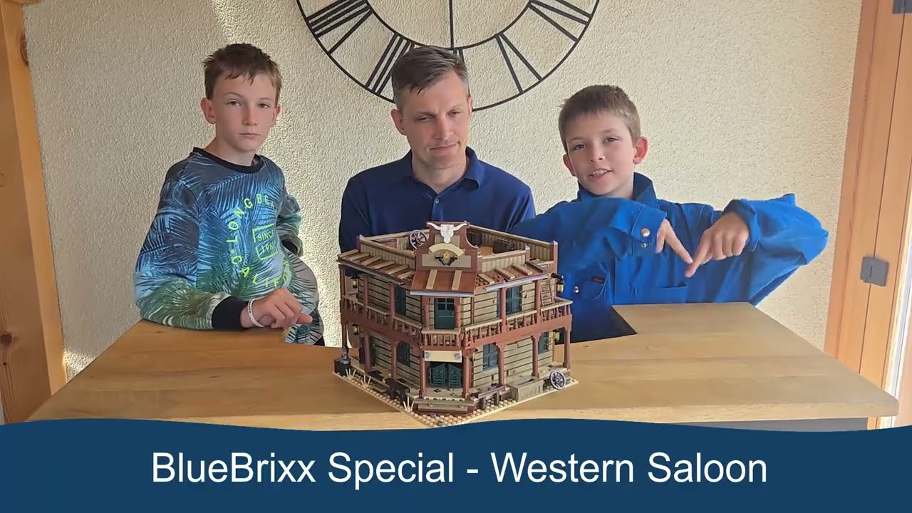 BlueBrixx Special   Western Saloon - ein Chaos wird zu einem tollen Displaymodel
