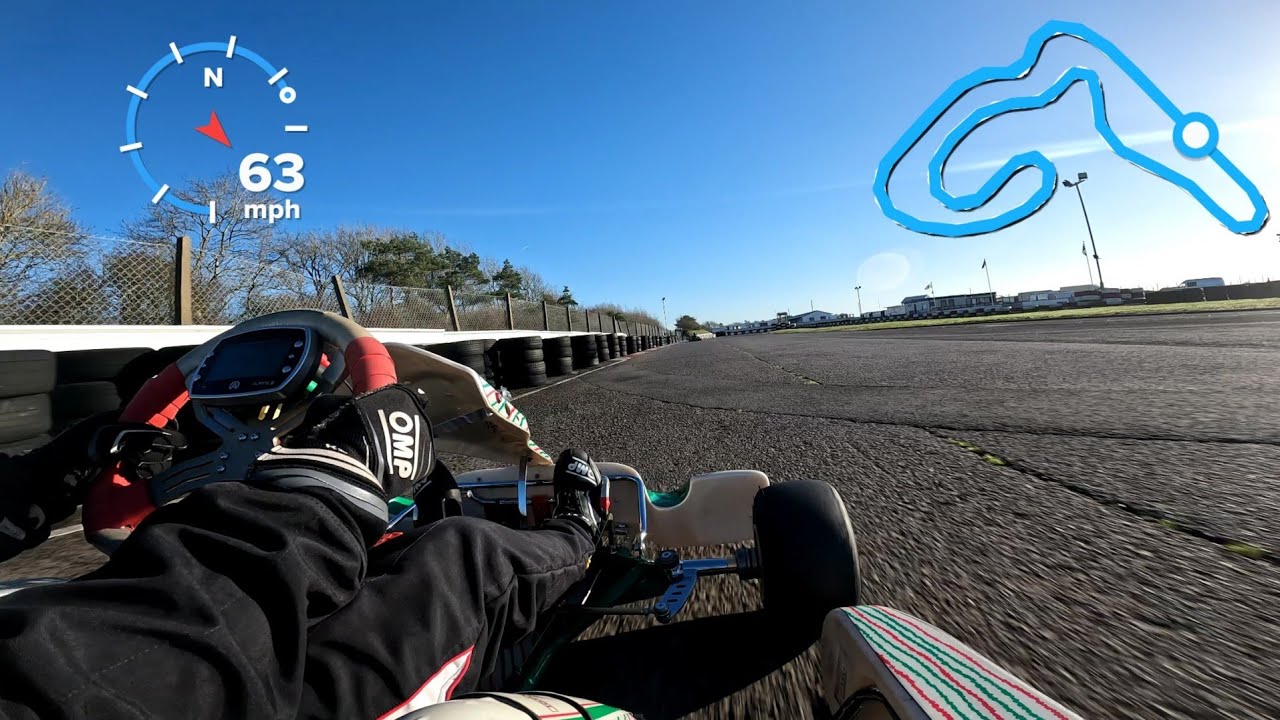 Llandow - Testing GoPro Hero10 in SuperView 4K 50fps Hypersmooth - 12 Jan 22 -Rotax 2 Stroke Karting
