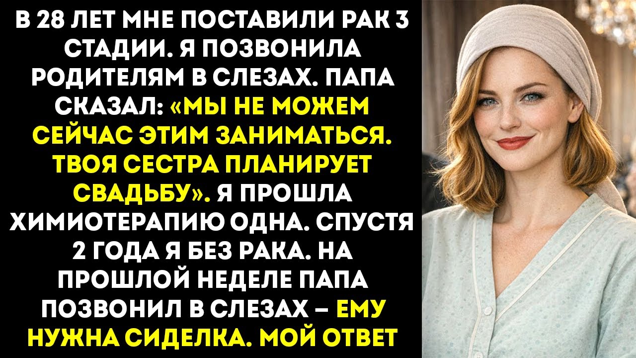 Мои родители бросили меня во время лечения рака — мой ответ из четырёх слов лишил отца дара речи