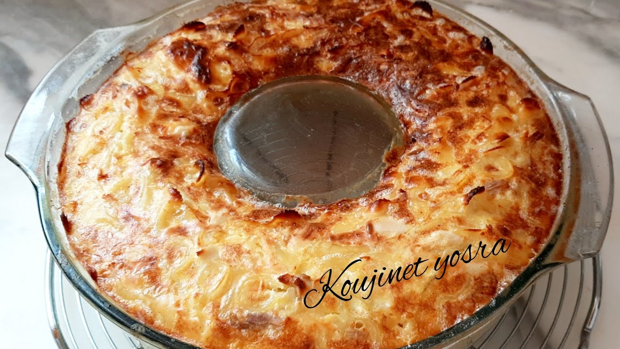 طاجين مقرونة و سلاطة مفورة _tajine ma9rouna