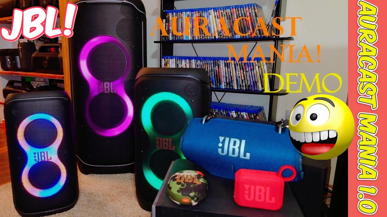 Auracast Mania 1.0 🤯 Partybox Ultimate, Stage 320, Club 120, Xtreme 4, Clip 5, Go 4 Demo  Connecting