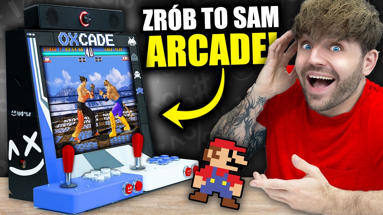 Zrobiłem WŁASNĄ KONSOLĘ do GIER ARCADE!! *zrób to sam albo z Disem 2.0*