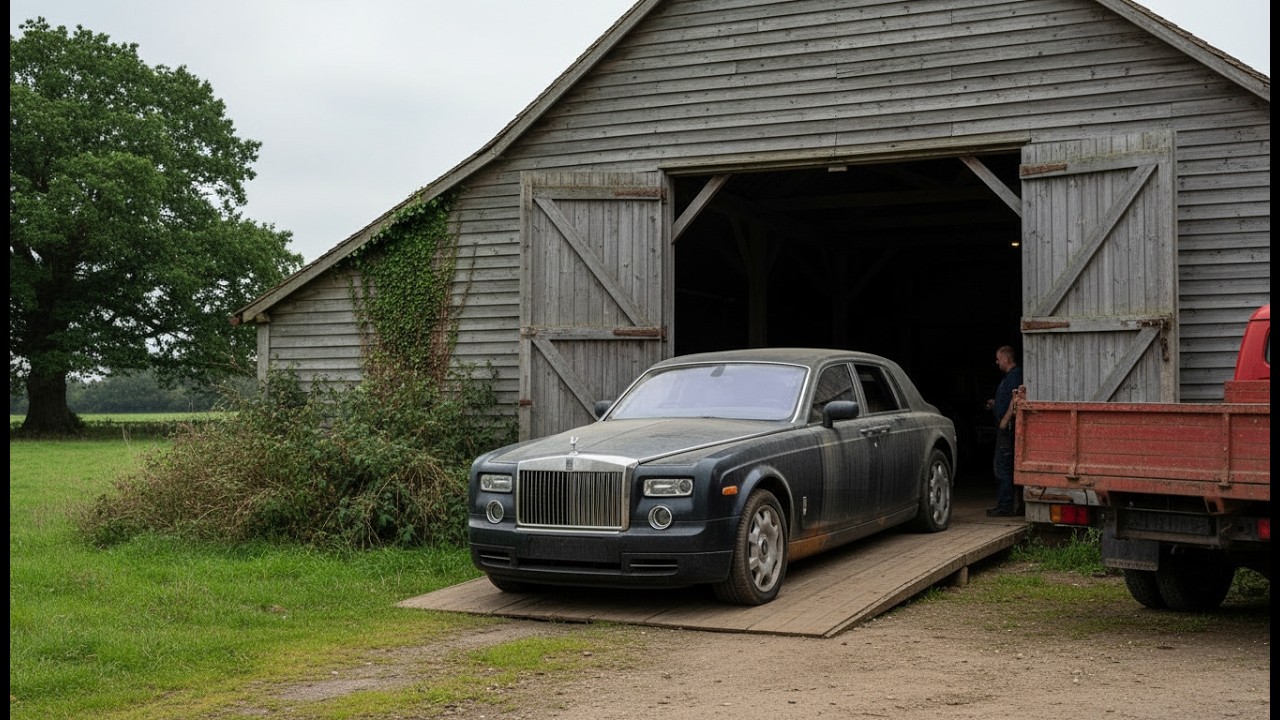 Abandoned 2003 Rolls-Royce Phantom BARN FIND — Full Restoration From Ruin to Glory