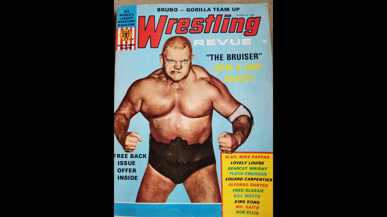 Wrestling Revue October 1970 Dick The Bruiser