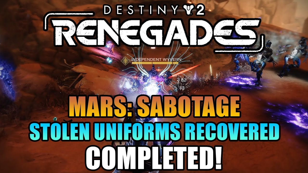 Mars: Sabotage Completed! Stolen Uniforms Recovered | Renegades Campaign Step 37 of 45 D2: Renegades