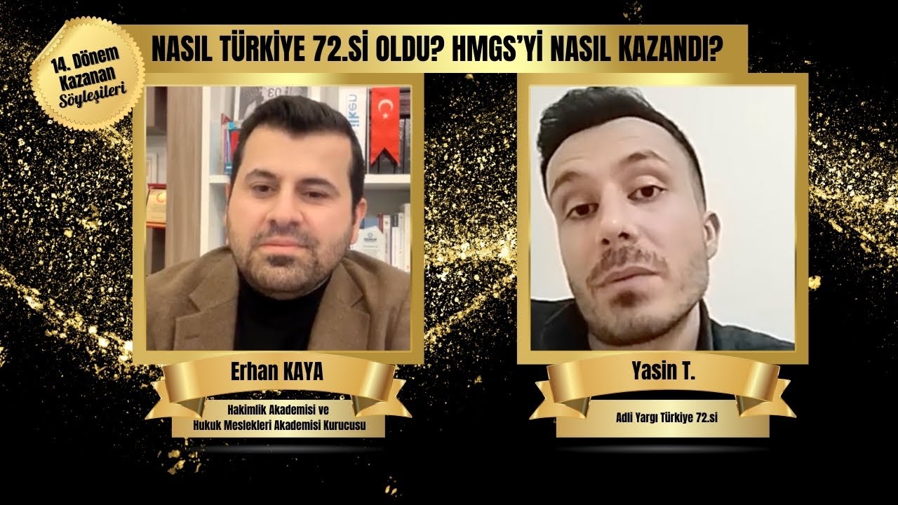 Adli Yargı Türkiye 72.si Sınavı Nasıl Kazandı? HMGS Süreci Nasıldı? | Hakimlik Kazanan Söyleşileri