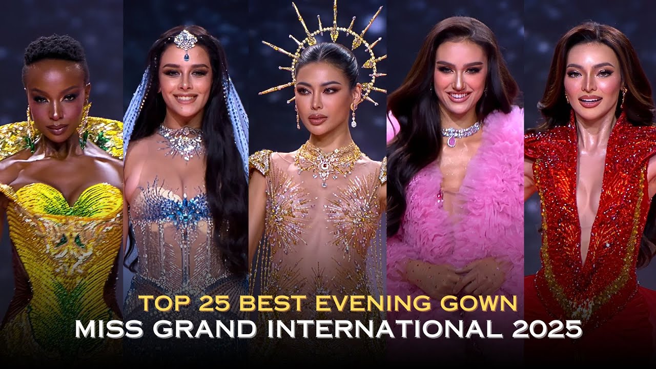 25 лучших вечерних платьев на конкурсе Miss Grand International 2025 | Предварительный конкурс