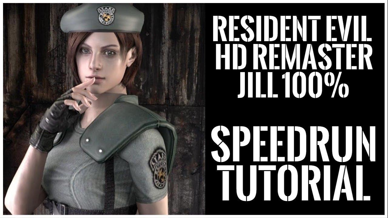Resident Evil HD Remaster - Jill 100% - Speedrun Tutorial