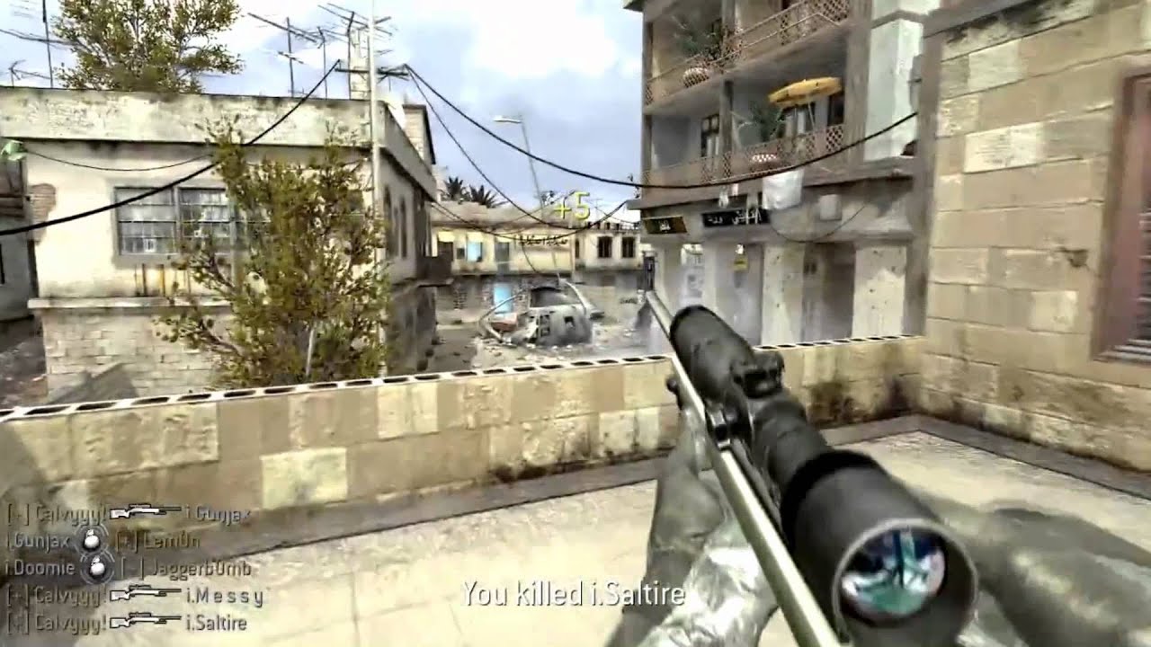 SPECTACULAR ROUNDS IN CALL OF DUTY 4  - 720p